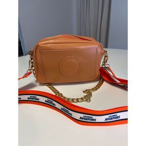 Las Vegas Aviators SGA Crossbody Purse/ Camera Bag w/ Gold Chain SGA
